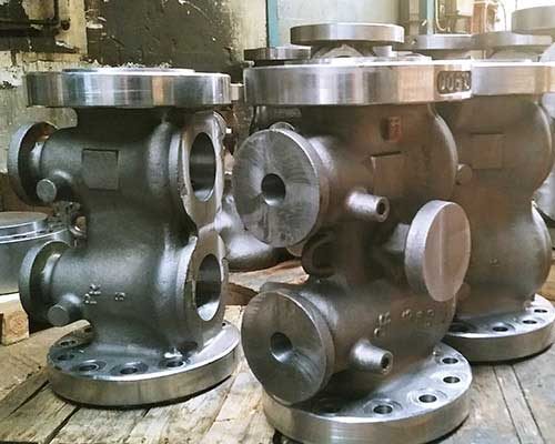 Twin plug bodies Brdr Christensen Stainless Steel